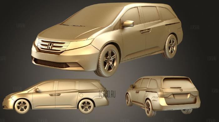 Honda Odyssey 2011 stl model for CNC